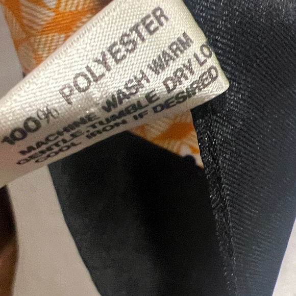 Glentex Gd Yellow Geometric Scarf 27” - Picture 4 of 6